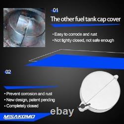 Locking Diesel Fuel Cap for Truck Tank Cover 2PCS Compatible with Freightliner