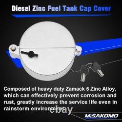 Locking Diesel Fuel Cap for Truck Tank Cover 2PCS Compatible with Freightliner