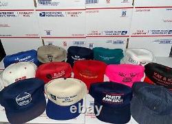 Lot 14 Snapback Style baseball Cap Trucker hat Random Auto Trucking Construction