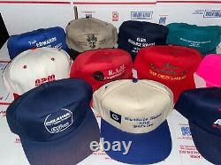 Lot 14 Snapback Style baseball Cap Trucker hat Random Auto Trucking Construction