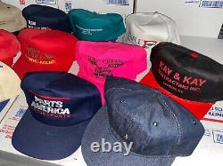 Lot 14 Snapback Style baseball Cap Trucker hat Random Auto Trucking Construction