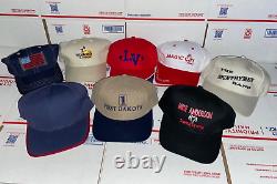 Lot 27 hats baseball caps random Auto Construction Farming Agriculture trucking