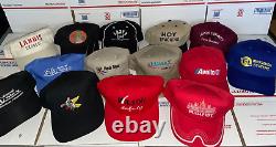 Lot 27 hats baseball caps random Auto Construction Farming Agriculture trucking