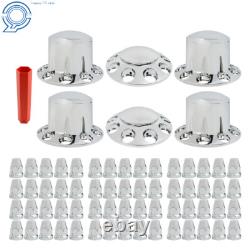 Lug Nut Covers Chrome Semi Truck Hub Cover Wheel Axle Cover Center ABS Plastic Lug Nut Covers Chrome Semi Truck Hub Cover Wheel Axle Cover Center ABS Plastic