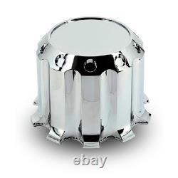 Luxury Chrome Semi Truck Hub Cover Wheel Axle Covers Center Caps with 33mm Lug Nu