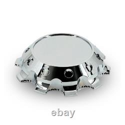 Luxury Chrome Semi Truck Hub Cover Wheel Axle Covers Center Caps with 33mm Lug Nu