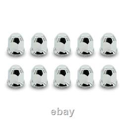 Luxury Chrome Semi Truck Hub Cover Wheel Axle Covers Center Caps with 33mm Lug Nu