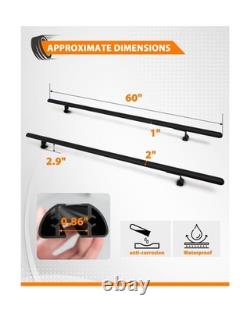 MELIPRON 60 Truck Topper Roof Rack for Pickup Truck Cap, Heavy Duty Aluminum