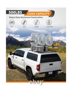 MELIPRON 60 Truck Topper Roof Rack for Pickup Truck Cap, Heavy Duty Aluminum