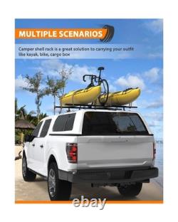MELIPRON 60 Truck Topper Roof Rack for Pickup Truck Cap, Heavy Duty Aluminum