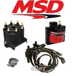 MSD Streetfire Tuneup Kit 1987-95 Chevy/GMC Truck 5.0/5.7 Cap/Rotor/Coil/Wires