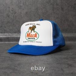 Mack Trucks Truck Cap Blue/White Limited Edition Men Rare Model VHTF Casual Fash