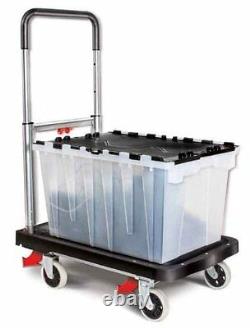 Magna Cart Flatform 4 Wheel Folding Hand Truck for Easy Transport with 300lbs caps