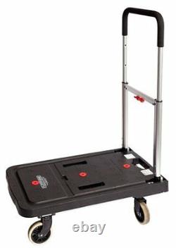Magna Cart Flatform 4 Wheel Folding Hand Truck for Easy Transport with 300lbs caps