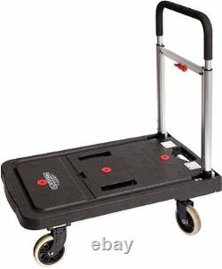 Magna Cart Flatform 4 Wheel Folding Hand Truck for Easy Transport with 300lbs caps