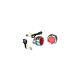 Mar-k 102857 Bed Side Hole Caps With Red Lights, 67-87 Gm