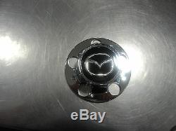 Mazda B series truck 1998-2010 New OEM chrome & black wheel center caps set of 4
