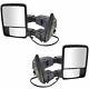 Mirror Power Fold Telescope Heat Memory Signal Light Textured Tow Pair For Ford