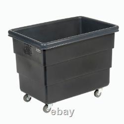 NEW! Dandux Black Recycled Plastic Box Truck 8 Bushel 500 Lb. Cap