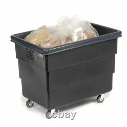 NEW! Dandux Black Recycled Plastic Box Truck 8 Bushel 500 Lb. Cap