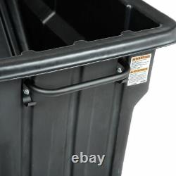 NEW! Deluxe Black Standard Duty Plastic Tilt Truck 1 Cu. Yd. & 1000 Lb. Cap