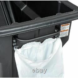 NEW! Deluxe Black Standard Duty Plastic Tilt Truck 1 Cu. Yd. & 1000 Lb. Cap
