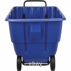NEW! Deluxe Blue Plastic Recycling Tilt Truck 1/2 Cubic Yard Cap 750 Lb. Cap