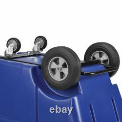NEW! Deluxe Blue Plastic Recycling Tilt Truck 1/2 Cubic Yard Cap 750 Lb. Cap