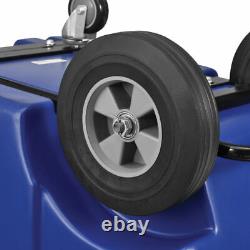 NEW! Deluxe Blue Plastic Recycling Tilt Truck 1/2 Cubic Yard Cap 750 Lb. Cap