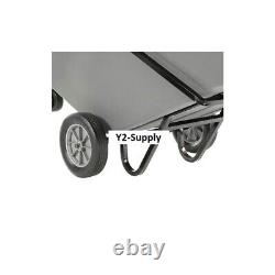 NEW! Deluxe Gray Heavy Duty Plastic Tilt Truck 1 Cubic Yard and 1250 Lb. Cap