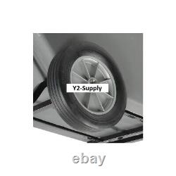 NEW! Deluxe Gray Heavy Duty Plastic Tilt Truck 1 Cubic Yard and 1250 Lb. Cap