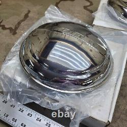 NEW Ford Licensed Poverty Chrome Caps 47-58 Passenger Car 47-56 Pickup Truck