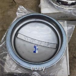 NEW Ford Licensed Poverty Chrome Caps 47-58 Passenger Car 47-56 Pickup Truck