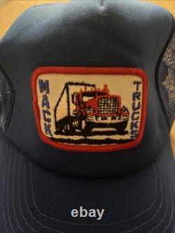 NEW Mack Trucks Snapback Mesh Trucker Hat Foam Cap VTG NOS Blue Mesh NWT Richs