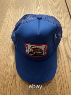 NEW Mack Trucks Snapback Mesh Trucker Hat Foam Cap VTG NOS Blue Mesh NWT Richs