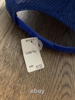 NEW Mack Trucks Snapback Mesh Trucker Hat Foam Cap VTG NOS Blue Mesh NWT Richs
