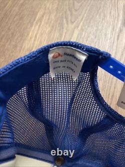 NEW Mack Trucks Snapback Mesh Trucker Hat Foam Cap VTG NOS Blue Mesh NWT Richs