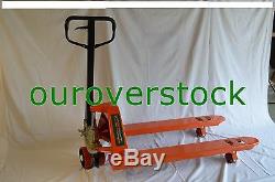 NEW PALLET JACK 5500 lb. Cap. 27x48 PALLET TRUCK