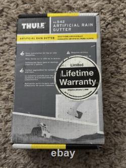 NEW Set of 4 Thule 542 Artificial Rain Gutters for Truck, Camper, Truck Cap