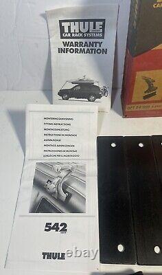 NEW Set of 4 Thule 542 Artificial Rain Gutters for Truck, Camper, Truck Cap