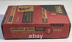 NEW Set of 4 Thule 542 Artificial Rain Gutters for Truck, Camper, Truck Cap