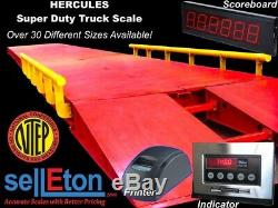NEW Super Duty Truck Scale 130,000 lbs cap (NTEP / Legal for trade) 40' x 10