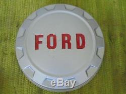 NOS 61-66 Ford 3/4 ton Pickup Truck F250 Hub Caps Set of 2 Bottle Cap Hubcaps