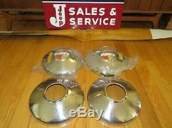 NOS JEEP Hub Caps KAISER OWG Wagoneer Jeepster Commando Gladiator Dog Dish