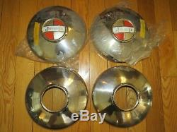 NOS JEEP Hub Caps KAISER OWG Wagoneer Jeepster Commando Gladiator Dog Dish