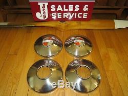 NOS JEEP Hub Caps KAISER OWG Wagoneer Jeepster Commando Gladiator Dog Dish