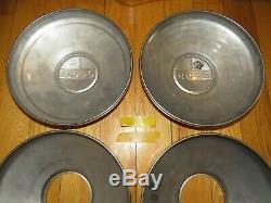 NOS JEEP Hub Caps KAISER OWG Wagoneer Jeepster Commando Gladiator Dog Dish