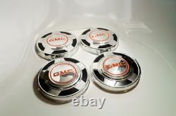 NOS OEM GMC Truck Dog Dish Hubcaps Set of 4