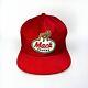 Nos Vintage K-products Mack Trucks Corduroy Snapback Hat, Red Cap With Patch Rare