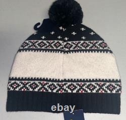 NWT's Polo Ralph Lauren Multicolor Winter Truck Beanie Hat Scarf Set withGift Box